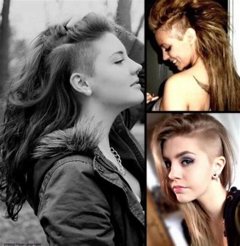 undercut frauen lange haare